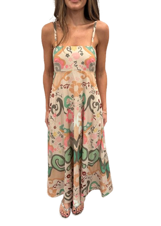 Veracruz Dress, Tapioca