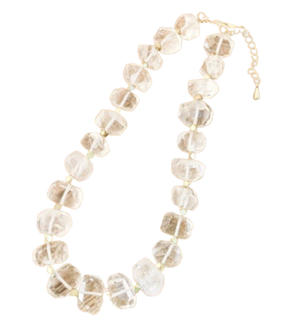 Clear Quartz Chunk Necklace