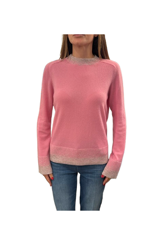 Speckled Trim Sweater, Primrose