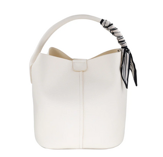 Large Pico Bucket Tote, White
