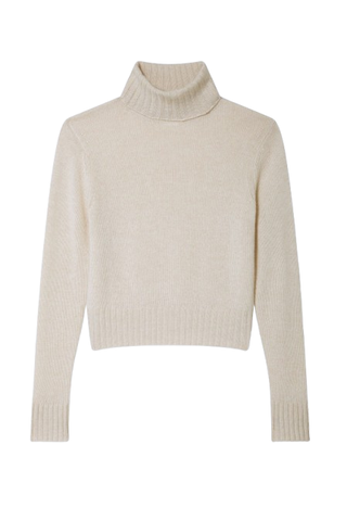 Featherweight Turtleneck, Natural