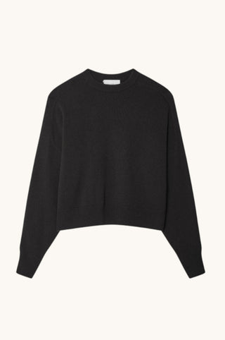 Cashmere Blend Luxe Fringe Crew