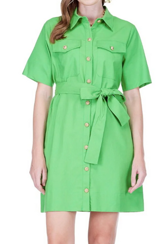 Pocket Shirt Dress