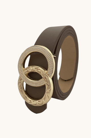Double Circle Belt, Camel