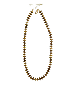 Acacia Necklace - Dark Gold - Gold