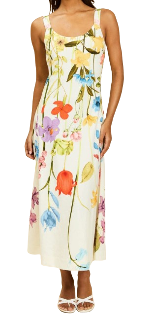 Sugarcane Slip Dress, Garden