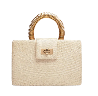 Gracie Clutch, Cream