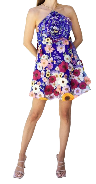 Bound By You Dress, Blue