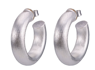 Small Chantal Hoop, Silver