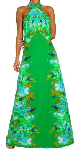 Aubrey Dress, Hula Green