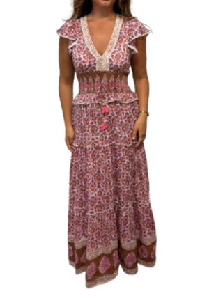 Julie Maxi Dress, Mocha Tweet