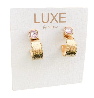 The Madelyn Earring, Pink