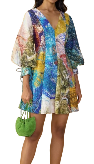 Rumi Dress, Abstract
