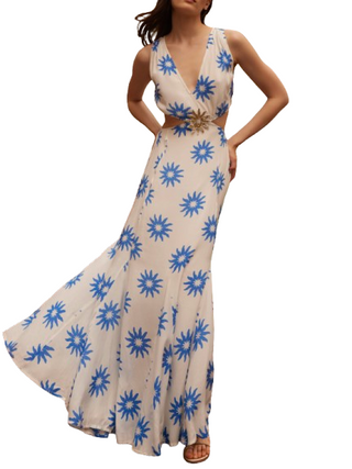 Edvige Dress, Sole Blue