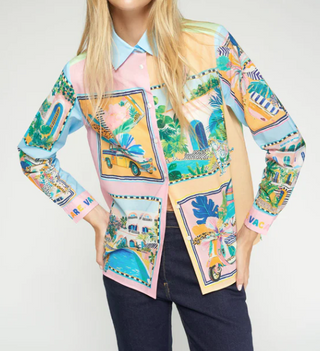 Travel Scenes Blouse