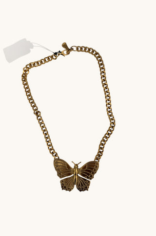 Gold Butterfly Necklace