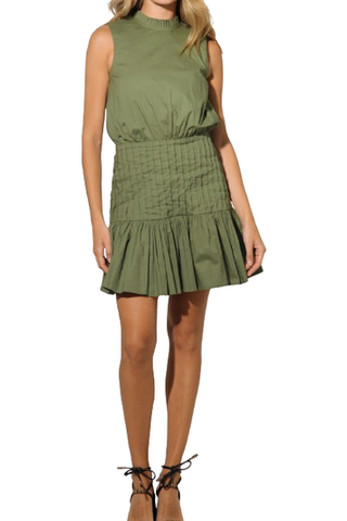 Niza Dress, Olive Green