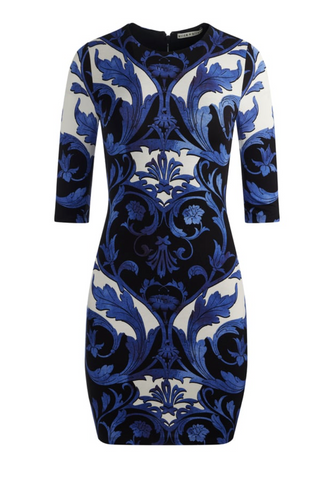 Delora Fitted Mini Dress, Regal