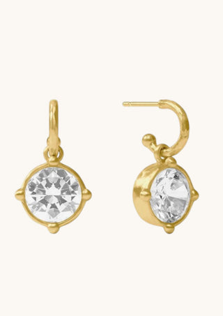 Honeybee Hoop & Charm, CZ