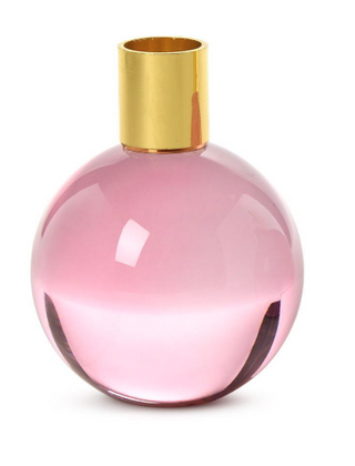 Pop Pink Taper Candleholder