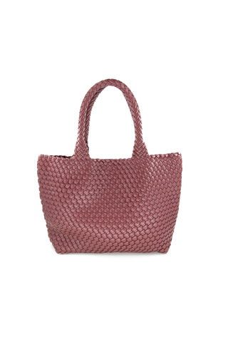 Double Hobo Tote, Burgundy