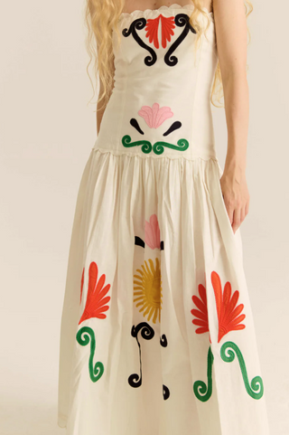 Malla Dress, Off White