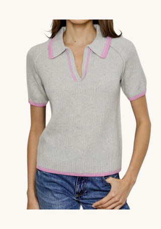 Polo Sweater, Grey