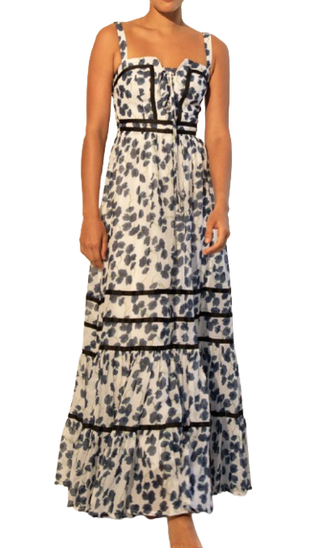 Antoinette Maxi, Poppy Blue