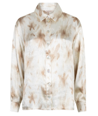 Silk Print Button Down