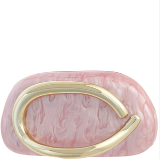 Metal Front Acrylic Evening Clutch