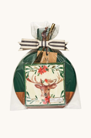 Christmas Forest Acacia Bevel Board