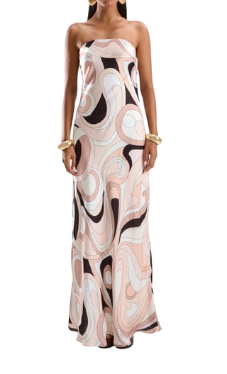 Duchess Maxi Dress, Mars Beige