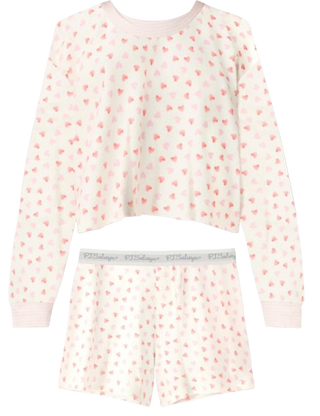 Boyfriend Boxer Heart PJ Set