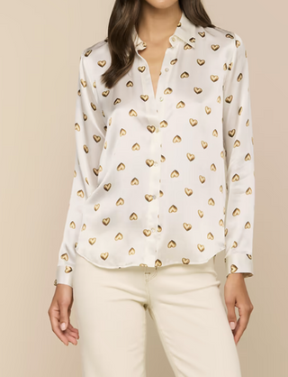 Tyler Blouse, Heart Stud