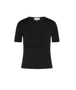 Fitted T-Shirt, Black