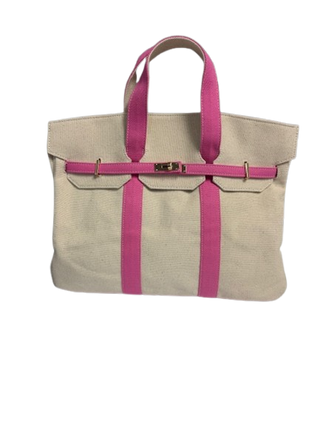 Preppy Boat Tote, Bubblegum