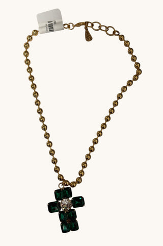 Mini Diamond Cross Necklace