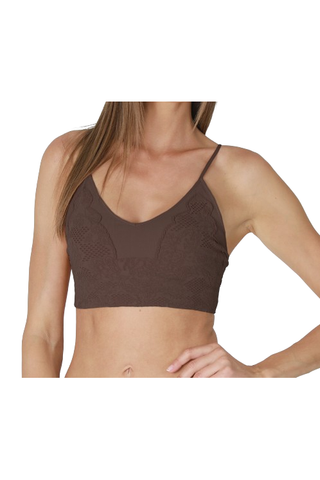 Coffee Lace Bralette