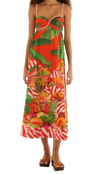 Fruit Trolley Maxi Dress