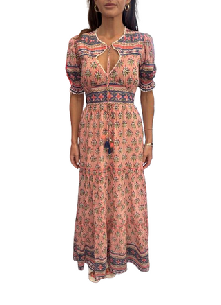 Mira Maxi Dress, Pink Boothi