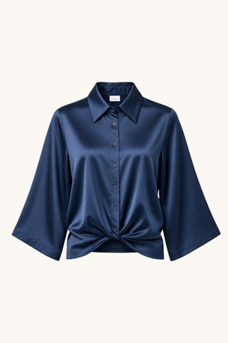 Twisted Front Blouse