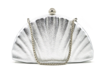 Shell Clutch, Silver