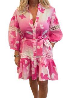 Nolia Shirt Dress, Pink