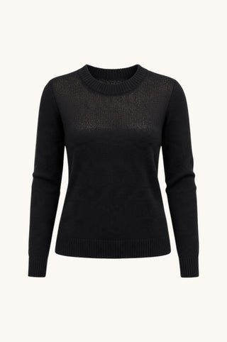 Sheer Blocked L/S Crew