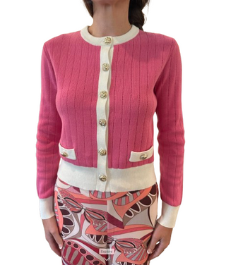 Tibby Cardigan, Petal Pink