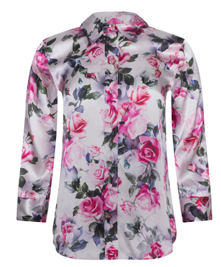 Dani 3/4 Blouse, Pink Water Rose