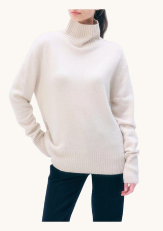 Cashmere Oversized Standneck
