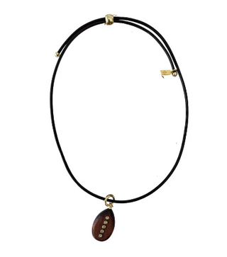Wooden Dusk Necklace