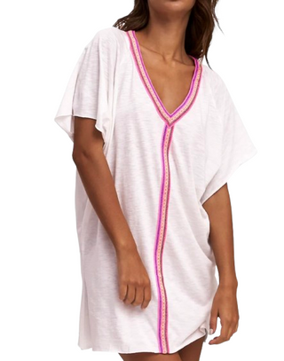 Pima Mini Abaya, White