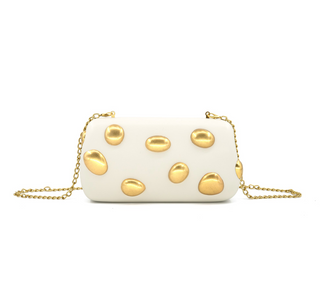 Luna Clutch, Beige